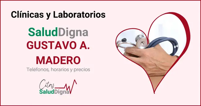 Clínicas y Laboratorios Salud Digna Gustavo A. Madero - Precios, teléfono y horario